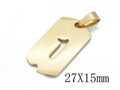 HY Wholesale 316L Stainless Steel Pendant-HY70P0740IL