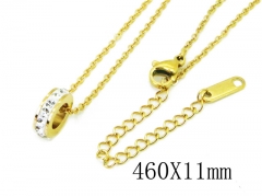 HY Wholesale Stainless Steel 316L CZ Necklaces-HY80N0388MZ