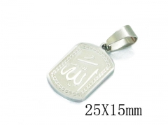 HY 316L Stainless Steel Pendant-HY09P1147JD