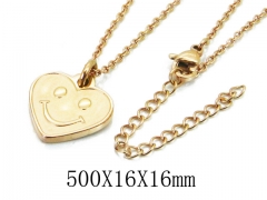 HY Wholesale Stainless Steel 316L Lover Necklaces-HY22N0614HHE