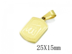 HY 316L Stainless Steel Pendant-HY09P1148JL