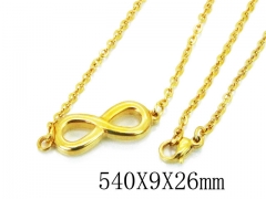 HY Wholesale 316L Stainless Steel Font Necklace-HY12N0137JG