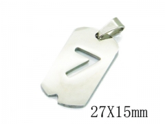 HY Wholesale 316L Stainless Steel Pendant-HY70P0728HLA
