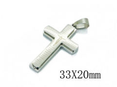 HY 316L Stainless Steel Cross Pendants-HY09P1135ML