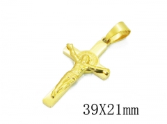 HY 316L Stainless Steel Cross Pendants-HY09P1131ML