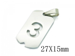 HY Wholesale 316L Stainless Steel Pendant-HY70P0724HLE