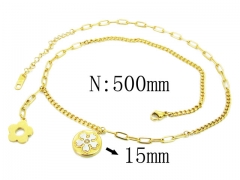 HY Wholesale Stainless Steel 316L Necklaces-HY32N0194HXX