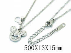 HY Wholesale Stainless Steel 316L CZ Necklaces-HY80N0349MZ
