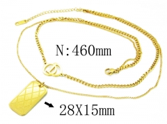HY Wholesale Stainless Steel 316L Necklaces-HY80N0378PW