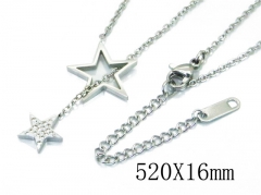HY Wholesale Stainless Steel 316L CZ Necklaces-HY80N0382LL