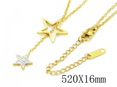 HY Wholesale Stainless Steel 316L CZ Necklaces-HY80N0383NC