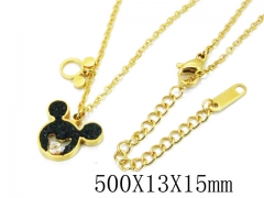HY Wholesale Stainless Steel 316L CZ Necklaces-HY80N0353NL