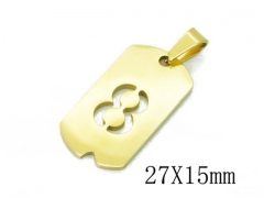 HY Wholesale 316L Stainless Steel Pendant-HY70P0738IQ