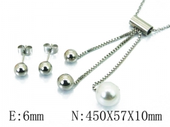 HY Stainless Steel jewelry Pearl Set-HY21S0205NZ