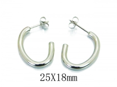 HY Wholesale Stainless Steel Earrings-HY22E0102LF