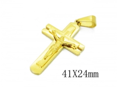 HY 316L Stainless Steel Cross Pendants-HY09P1143PS