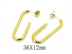 HY Wholesale Stainless Steel Earrings-HY22E0101MW