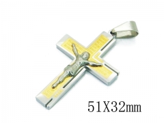 HY 316L Stainless Steel Cross Pendants-HY09P1127PQ