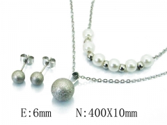 HY Stainless Steel jewelry Pearl Set-HY21S0202ML