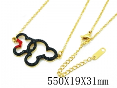 HY Wholesale Stainless Steel 316L CZ Necklaces-HY80N0348OV