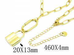 HY Wholesale Stainless Steel 316L Necklaces-HY80N0375PL