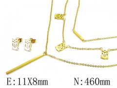 HY Wholesale 316L Stainless Steel jewelry Set-HY12S0917HSS