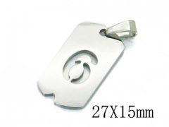 HY Wholesale 316L Stainless Steel Pendant-HY70P0727HLT