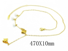 HY Stainless Steel 316L Necklaces (Animal Style)-HY32N0207HZL