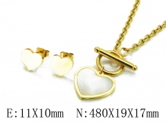 HY Wholesale 316L Stainless Steel Lover jewelry Set-HY64S1183HJS