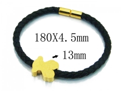 HY Stainless Steel 316L Bracelet (Bear Style)-HY90B0398HOW