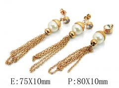 HY Stainless Steel jewelry Pearl Set-HY64S1198HJD