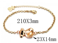 HY Stainless Steel 316L Bracelet (Bear Style)-HY90B0401HOW