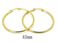 HY Wholesale Stainless Steel Hoop Earrings-HY64E0425LR