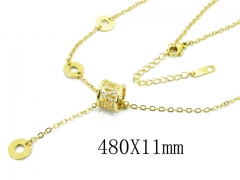HY Wholesale Stainless Steel 316L Necklaces-HY32N0208HHF