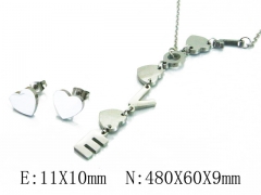 HY Wholesale 316L Stainless Steel Lover jewelry Set-HY64S1192HHR