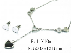 HY Wholesale 316L Stainless Steel Lover jewelry Set-HY64S1194HHD