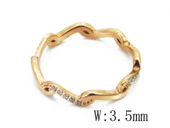 HY Wholesale 316L Stainless Steel CZ Rings-HY14R0661HAA