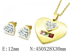 HY Wholesale 316L Stainless Steel Lover jewelry Set-HY02S2805HIV