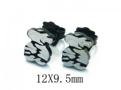 HY Wholesale Stainless Steel Bear Earrings-HY90E0269HHE