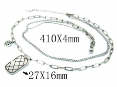 HY Wholesale Stainless Steel 316L Necklaces-HY32N0196HZZ