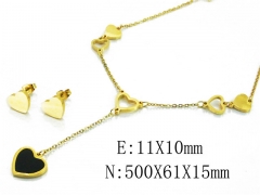 HY Wholesale 316L Stainless Steel Lover jewelry Set-HY64S1193HJD