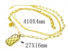 HY Wholesale Stainless Steel 316L Necklaces-HY32N0197HKL