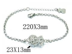 HY Stainless Steel 316L Bracelet (Bear Style)-HY90B0402HME