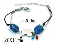 HY Stainless Steel 316L Bracelet (Bear Style)-HY64B1443HLZ