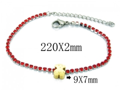 HY Stainless Steel 316L Bracelet (Bear Style)-HY64B1436HJS