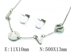 HY Wholesale 316L Stainless Steel Lover jewelry Set-HY64S1197HHD