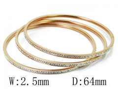 HY Stainless Steel 316L Bangle (Merger)-HY19B0179IIT