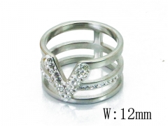 HY 316L Stainless Steel Hollow Rings-HY19R0425HHD