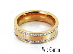 HY Wholesale 316L Stainless Steel CZ Rings-HY19R0531PZ