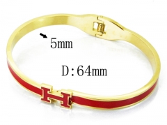 HY Wholesale 316L Stainless Steel Popular Bangle-HY19B0304HOA